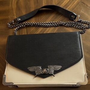 Loungefly Black and Cream Crossbody Bag